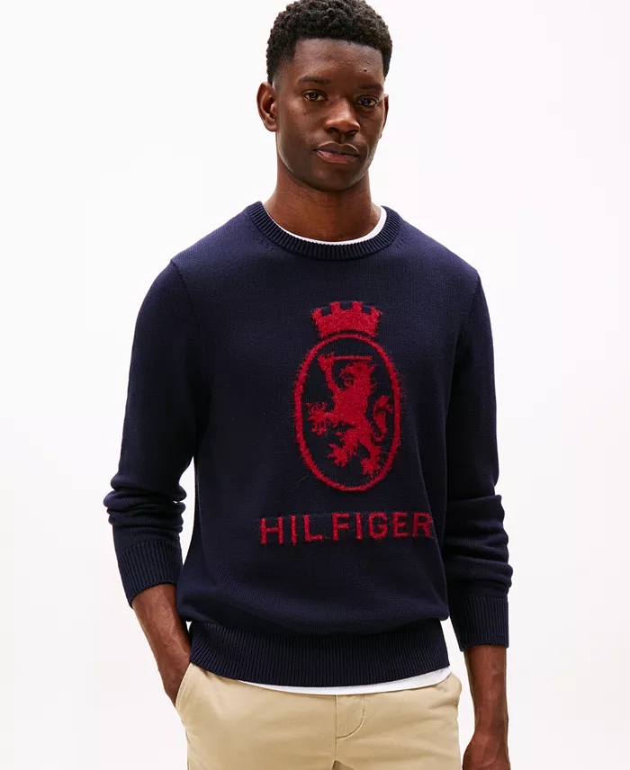 Men's Gifting Crest Crewneck Sweater