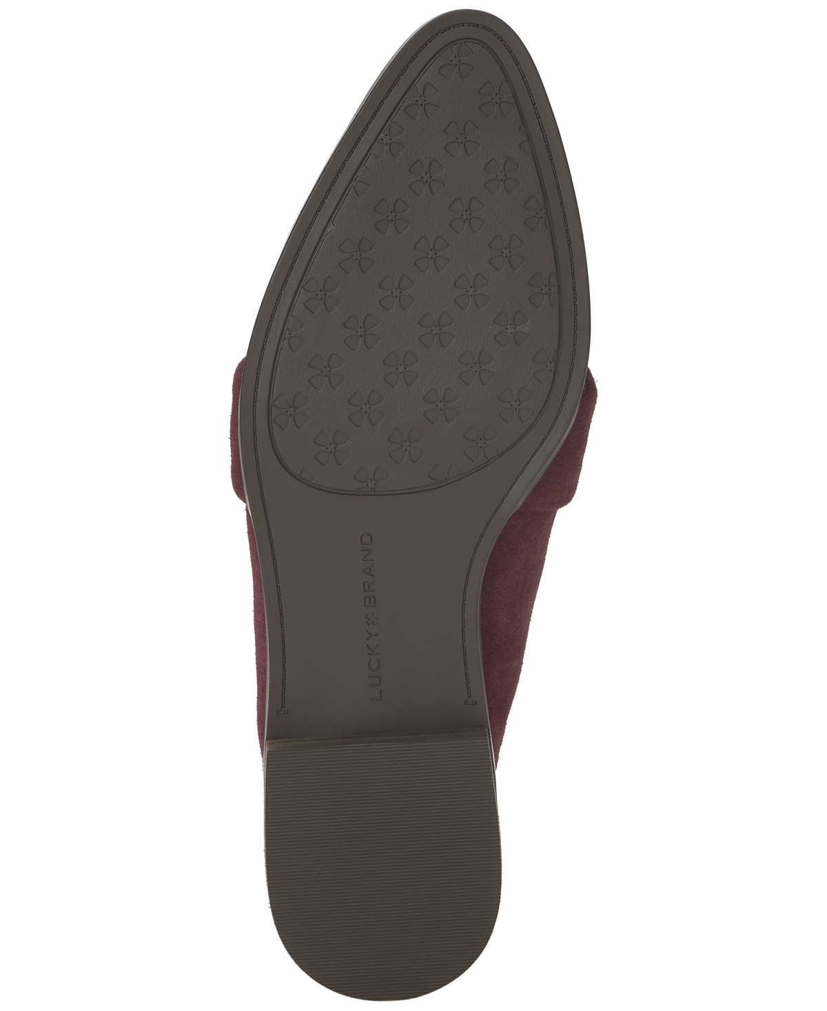 Lucky Brand Women's Adenia Pointy-toe Mule Flats In Burgundy