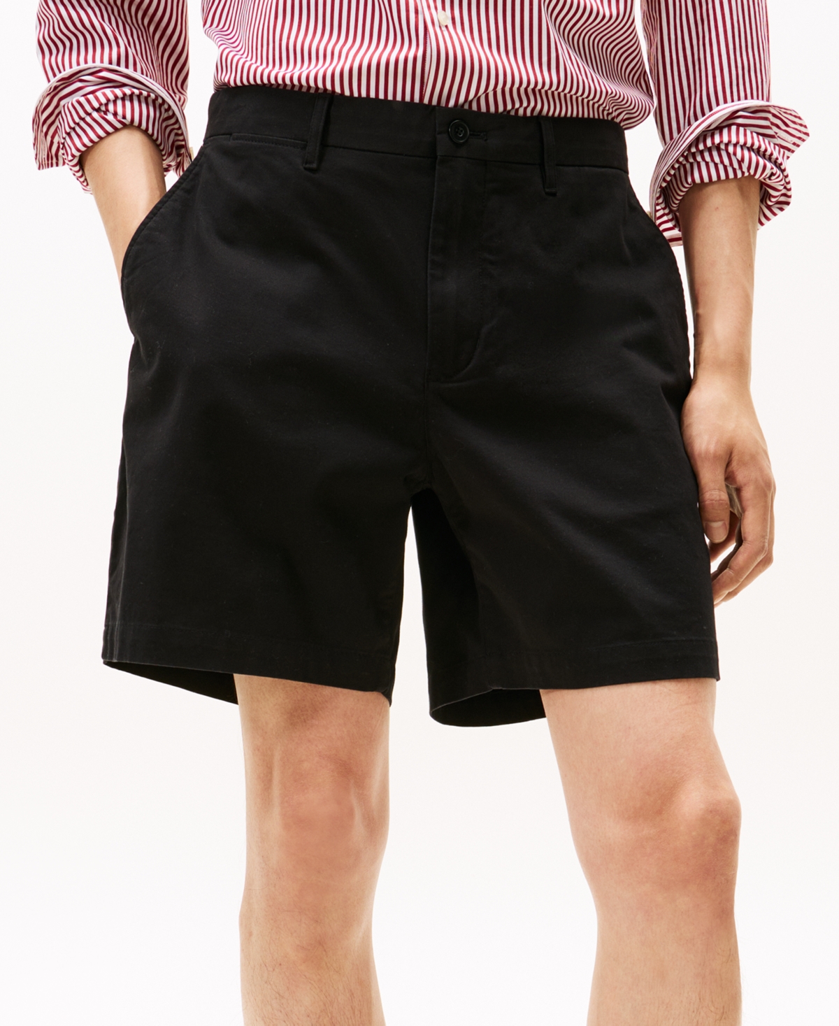 Tommy Hilfiger Men's Mercer 7" Stretch Shorts In Black