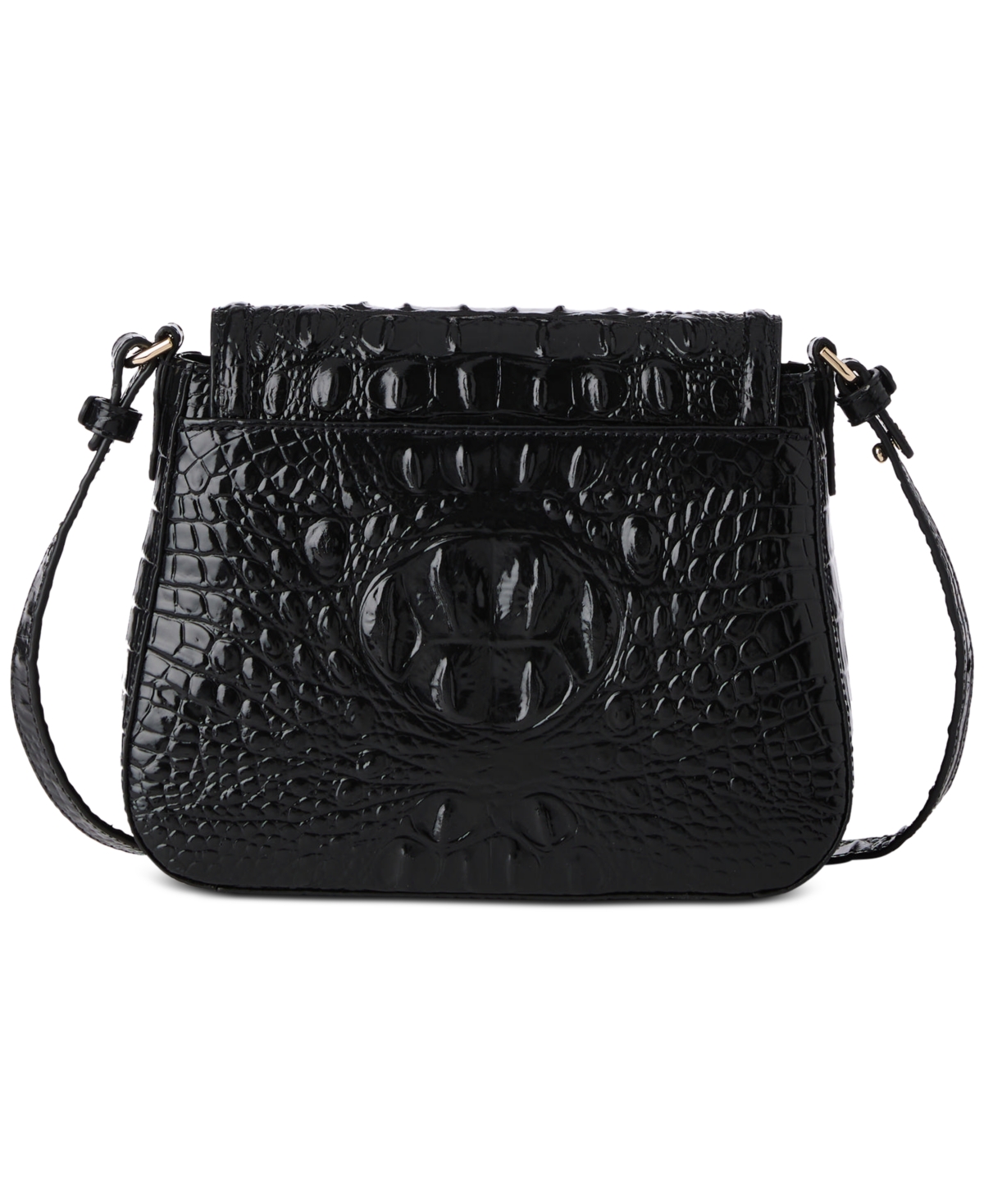 Brahmin Gianna Leather Melbourne Crossbody In Black