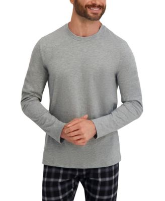 Men's Long Sleeve Crew Flannel Sleep Set