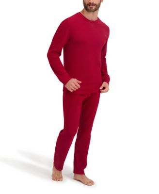 Men's Waffle Crew Neck Sleep Set