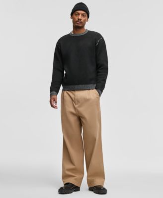 Men's Contrast Trim Sweater, Macy's Exclusive