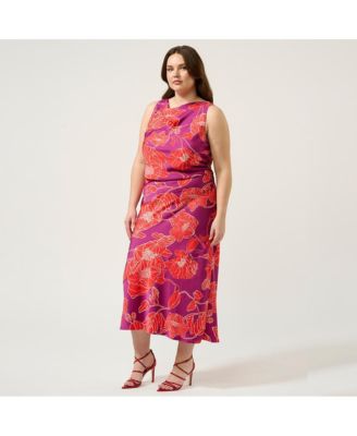 Plus Size Ember Cowl Neck Dress