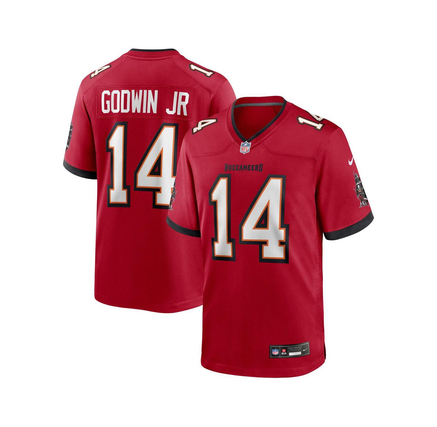 Men's Chris Godwin Jr. Red Tampa Bay Buccaneers Game Player Jersey