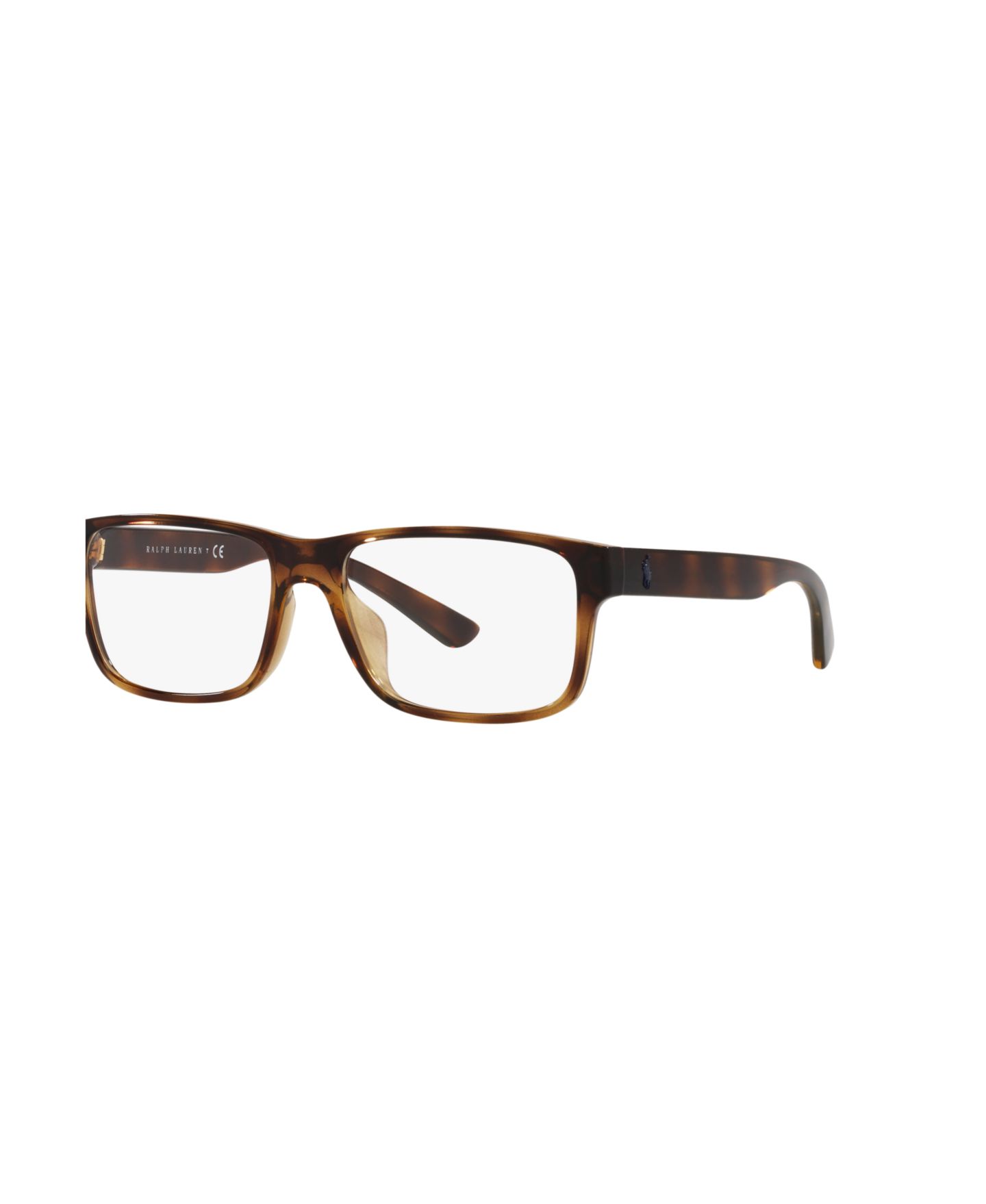 Мужские очки Polo Ralph Lauren Man Pillow Plastic PH2237U Eyeglasses, цвет: Блестящий гавана — фото 1