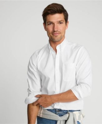 Men's No Iron Supima Cotton Pinpoint Buttondown Collar Dress Shirt