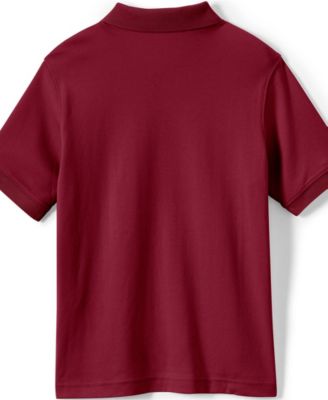 Boys Short Sleeve Interlock Polo Shirt