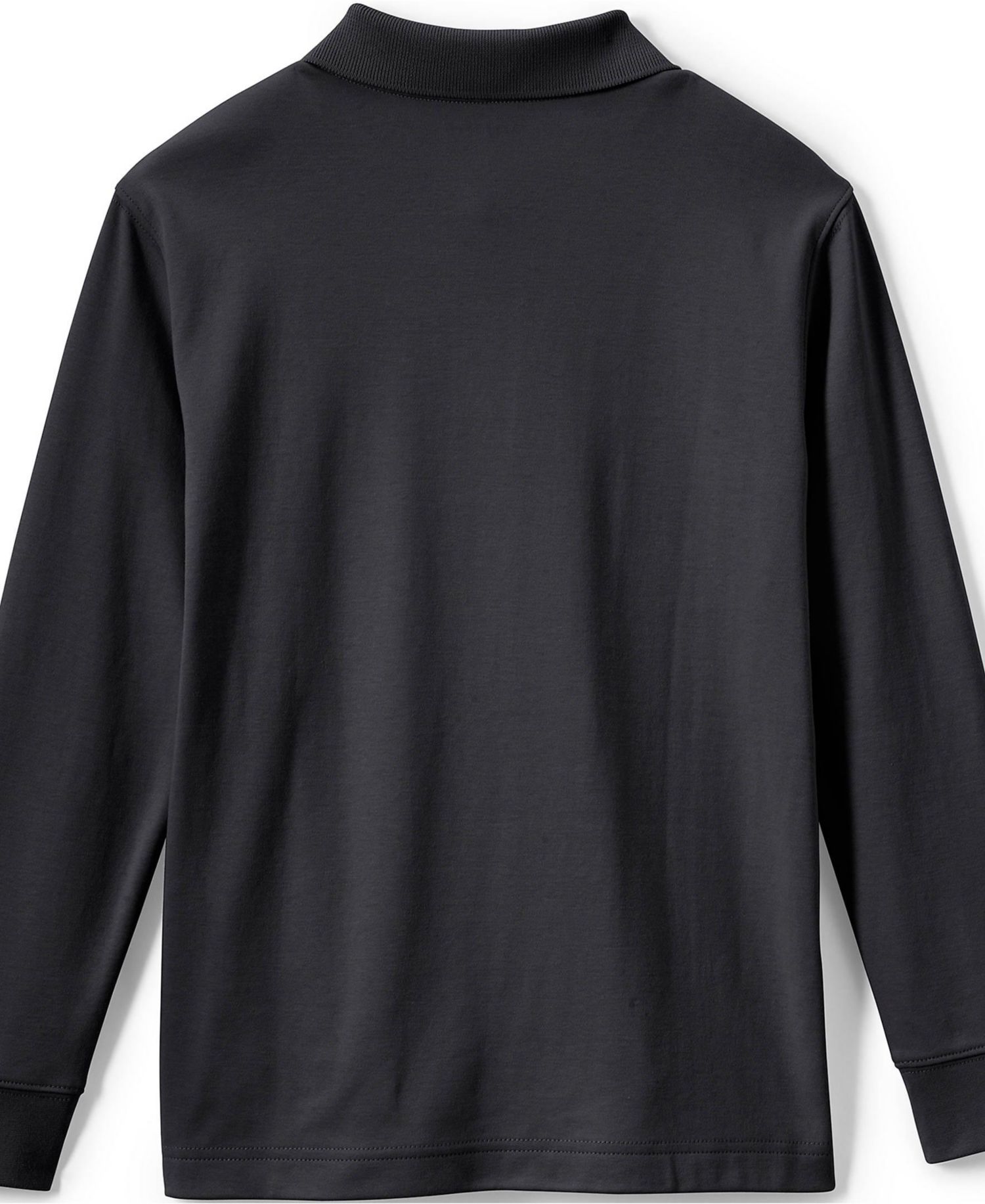 School Uniform Kids Long Sleeve Interlock Polo Shirt