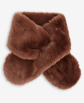 I.N.C. International Concepts - Faux Fur Pull-Through Scarf