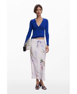 Women's Fine buttoned sweater