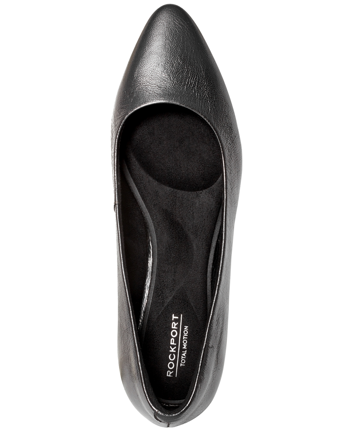 Rockport Tessa Pointed Toe Flat In Gray