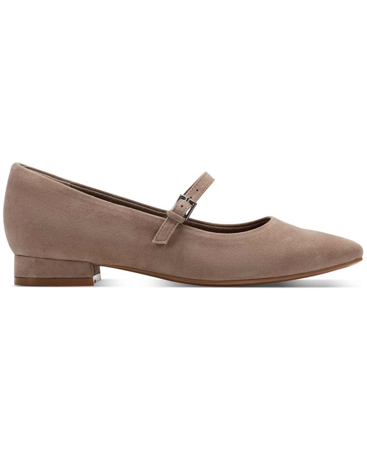 Rockport Taren Pointed Toe Flat In Brown