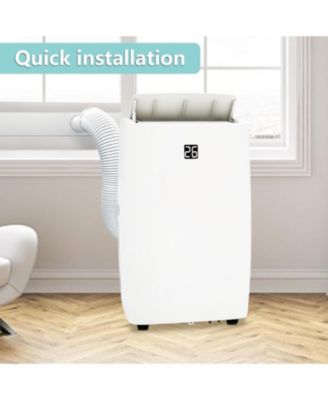 12,000 BTU Portable Air Conditioner - 3-in-1 AC Unit with Fan, Cooling & Dehumidification, Remote Control, 24H Timer, Cools up to 550 Sq. Ft