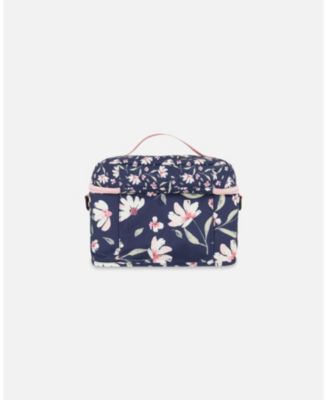 Girl Lunch Box Navy Flower Print - Toddler|Child