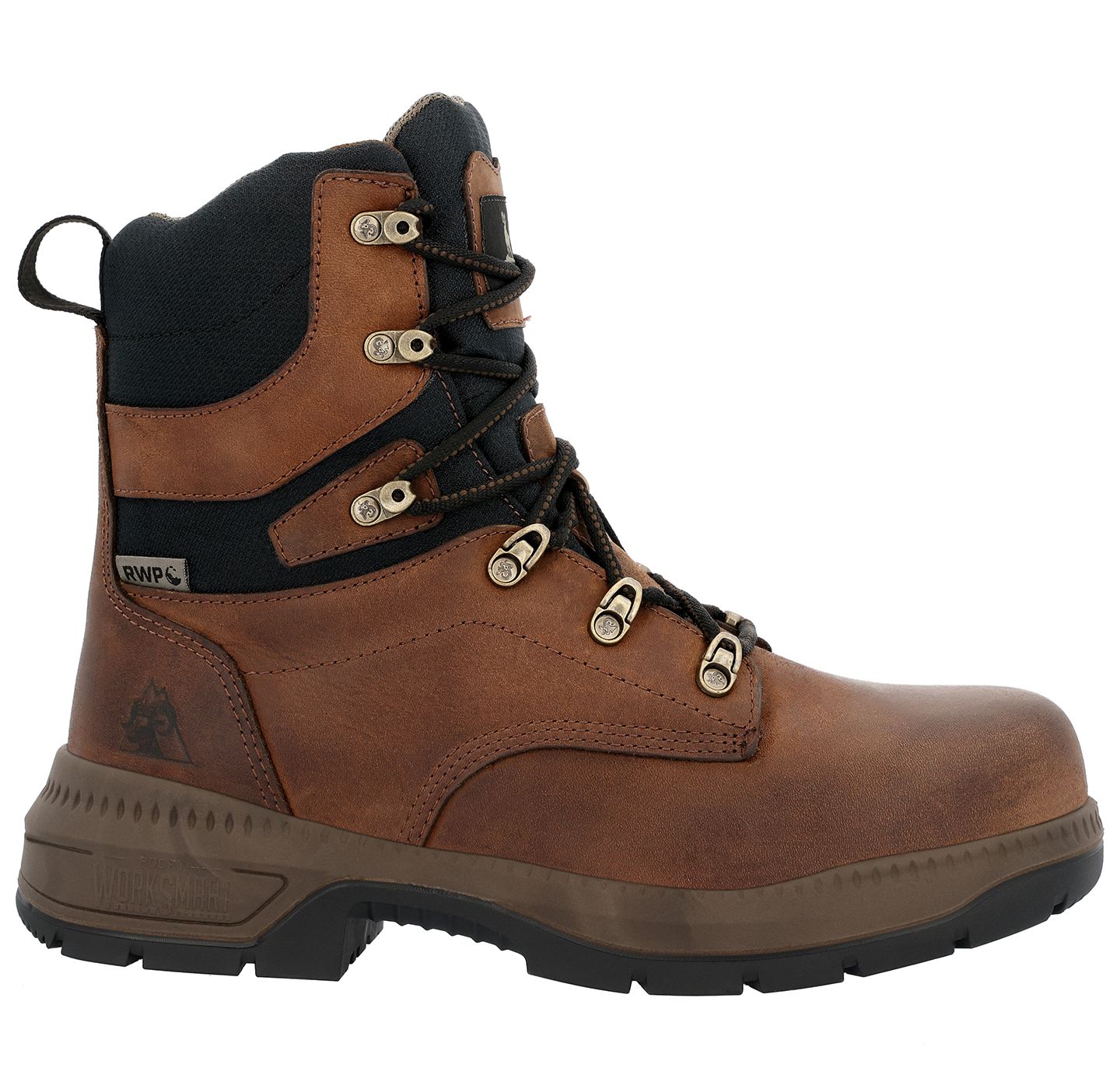 Мужские ботинки ROCKY Worksmart 8" Composite Toe Work Boot, цвет: Crazy Horse — фото 8