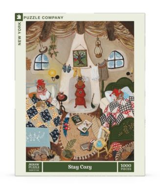 New York Puzzle Company Stay Cozy 1000 Piece Puzzle - Macy's