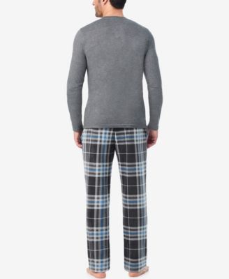 Men's Cabin Fleece Long Sleeve Pajama Set