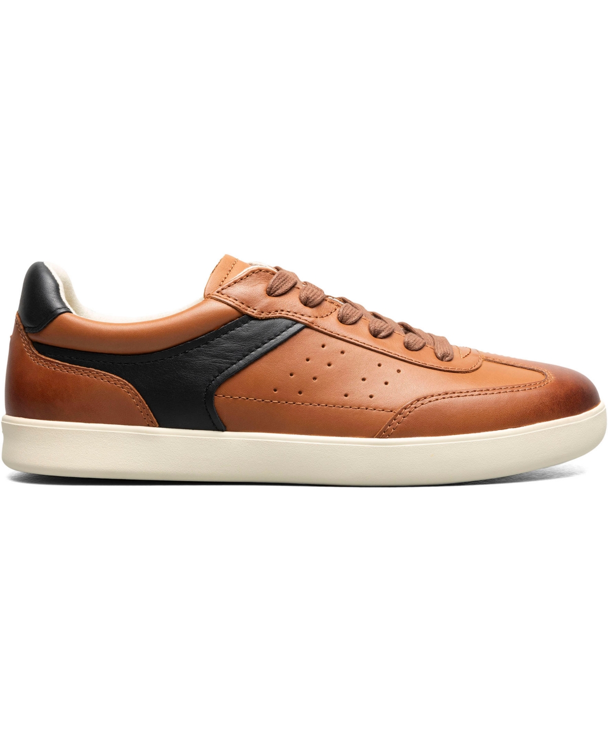 Florsheim Pace T-toe Low Top Leather Sneaker In Brown