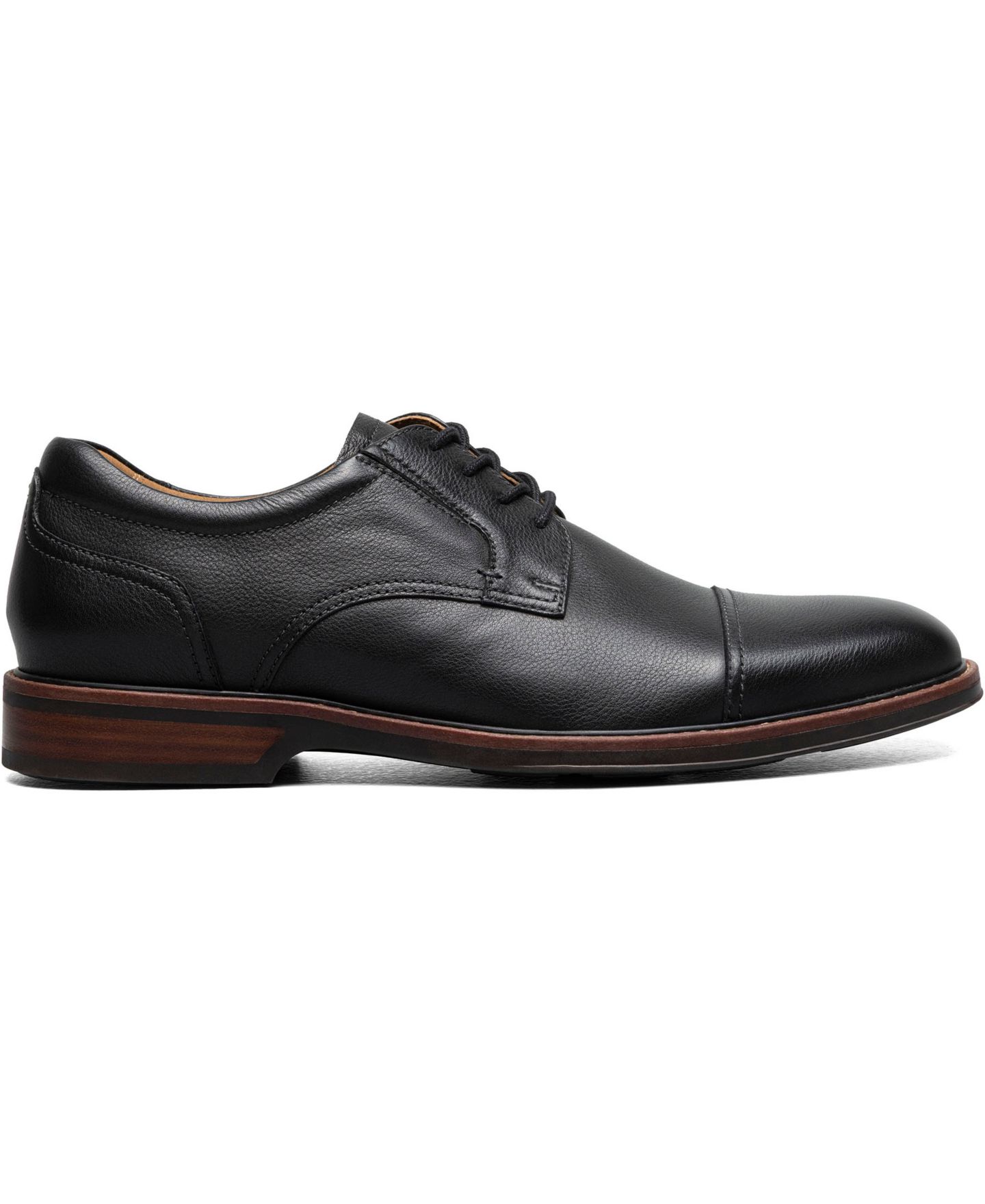 Florsheim Men's Traveler Cap Toe Oxford, цвет: Чёрный — фото 2