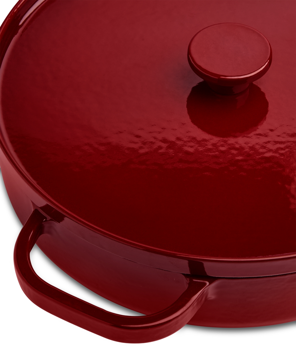 The Cellar Enameled Cast Iron 3.5-Qt. Braiser Bordeaux, Macy's Exclusive