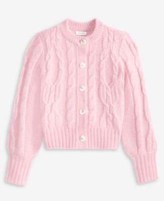 Women's Chunky Cable-Knit Cardigan, Macy's Exclusive