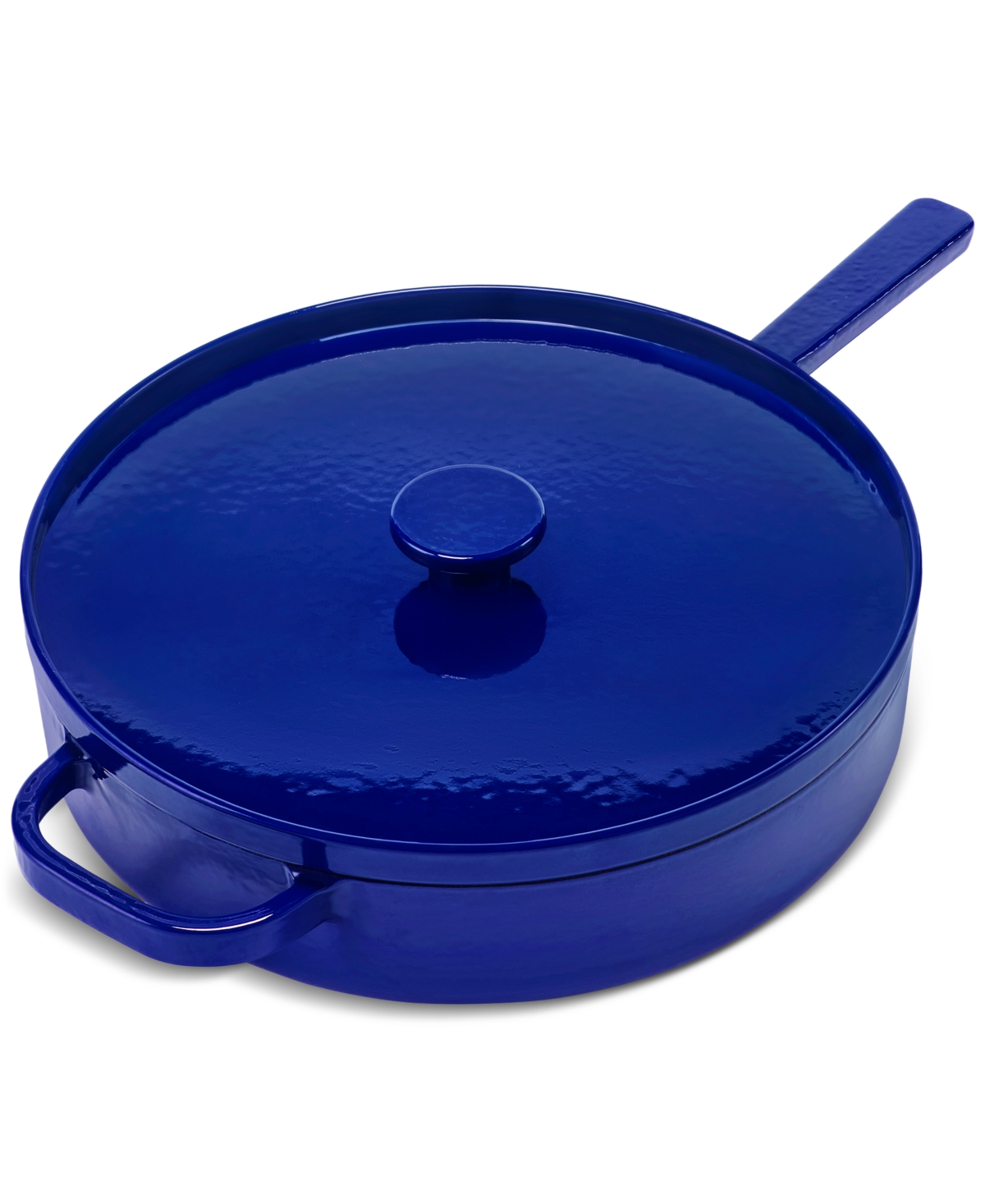 The Cellar Enameled Cast Iron 3.5-Qt. Braiser Blue, Macy's Exclusive