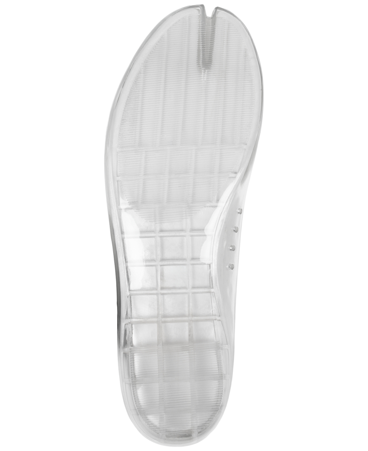 Jeffrey Campbell Women's Fixed Split-toe Jelly Flats In Transparent