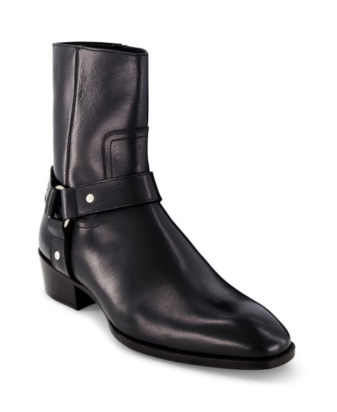 Мужские ботинки Anthony Veer Sloane Harness Slip-On, цвет: Чёрный