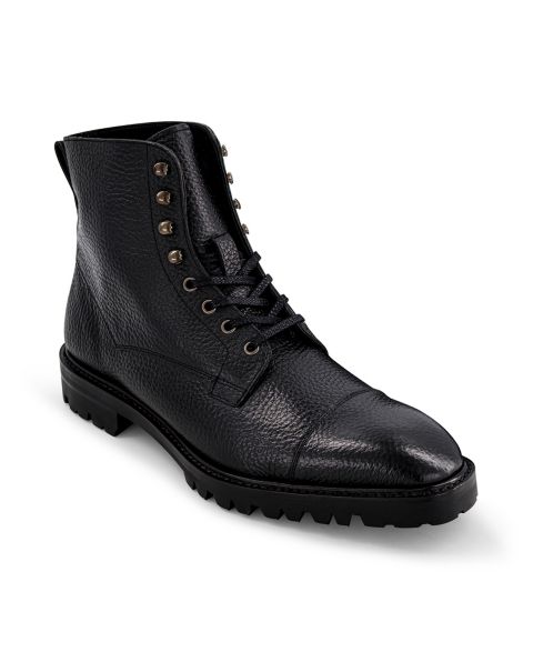 Мужские ботинки Anthony Veer Pembroke Cap Toe, цвет: Чёрный