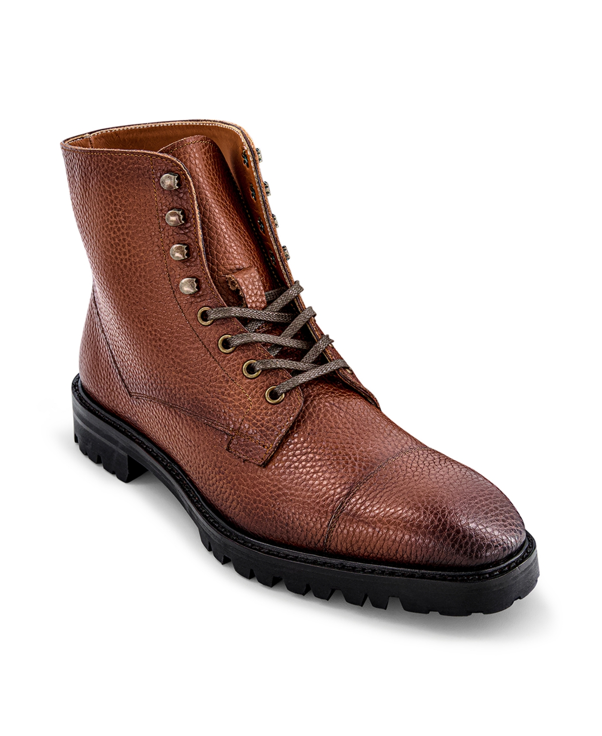Anthony Veer Pembroke Cap-toe Boot In Brown