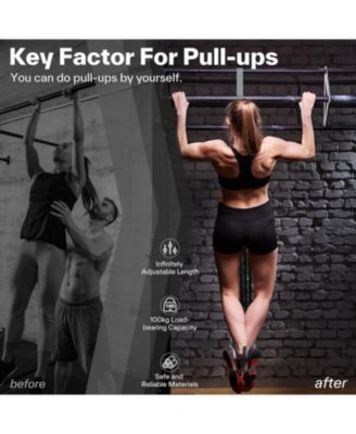 Pull Up Bands, Assistance Adjustable Resistance Bands for Pull Up with One-Way Anti-Slip Lock and Storage Bag