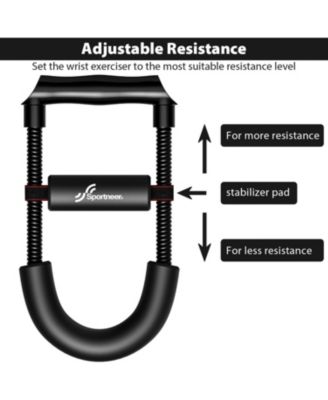 Forearm Wrist Strengthener Exerciser with Adjustable Tension for Improving Strength