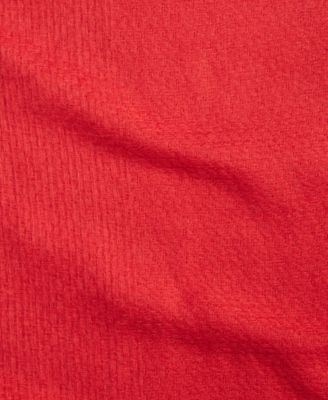 Women's Solid Patchwork Weave Wrap, Macy's Exclusive 