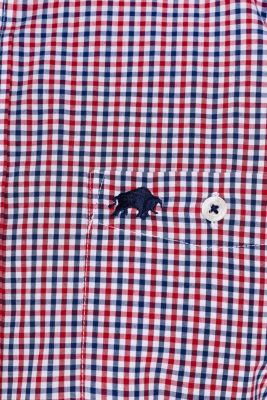 Big & Tall Short Sleeve Graph Check Poplin Shirt