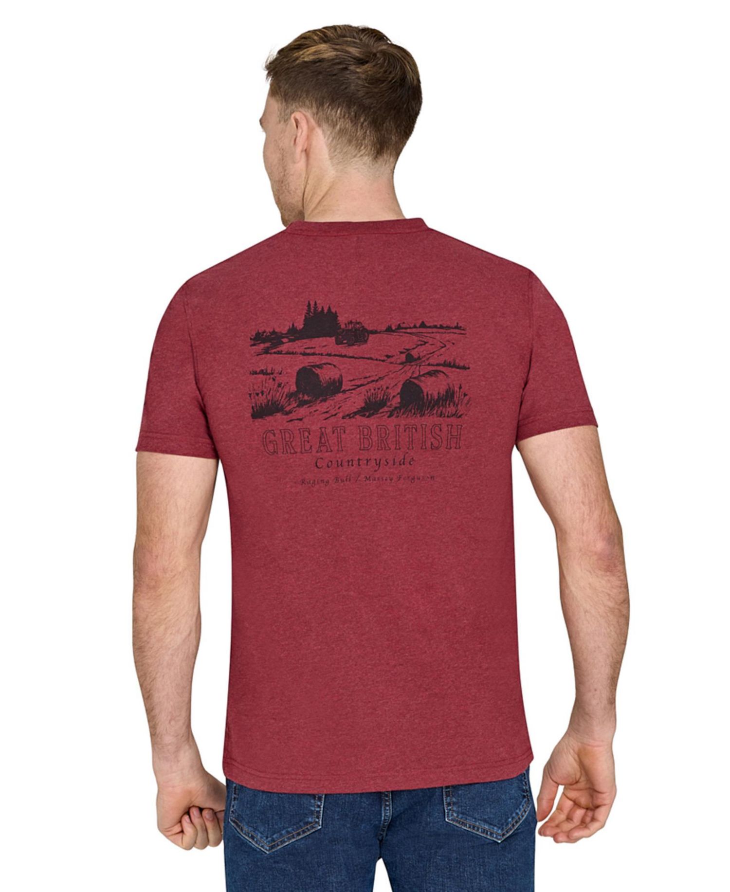 Men's MF Field Back Print T-Shirt