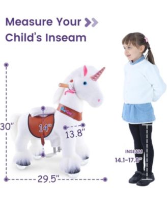 Ride-on Unicorn White Model U Size 3 for 3-4 Years