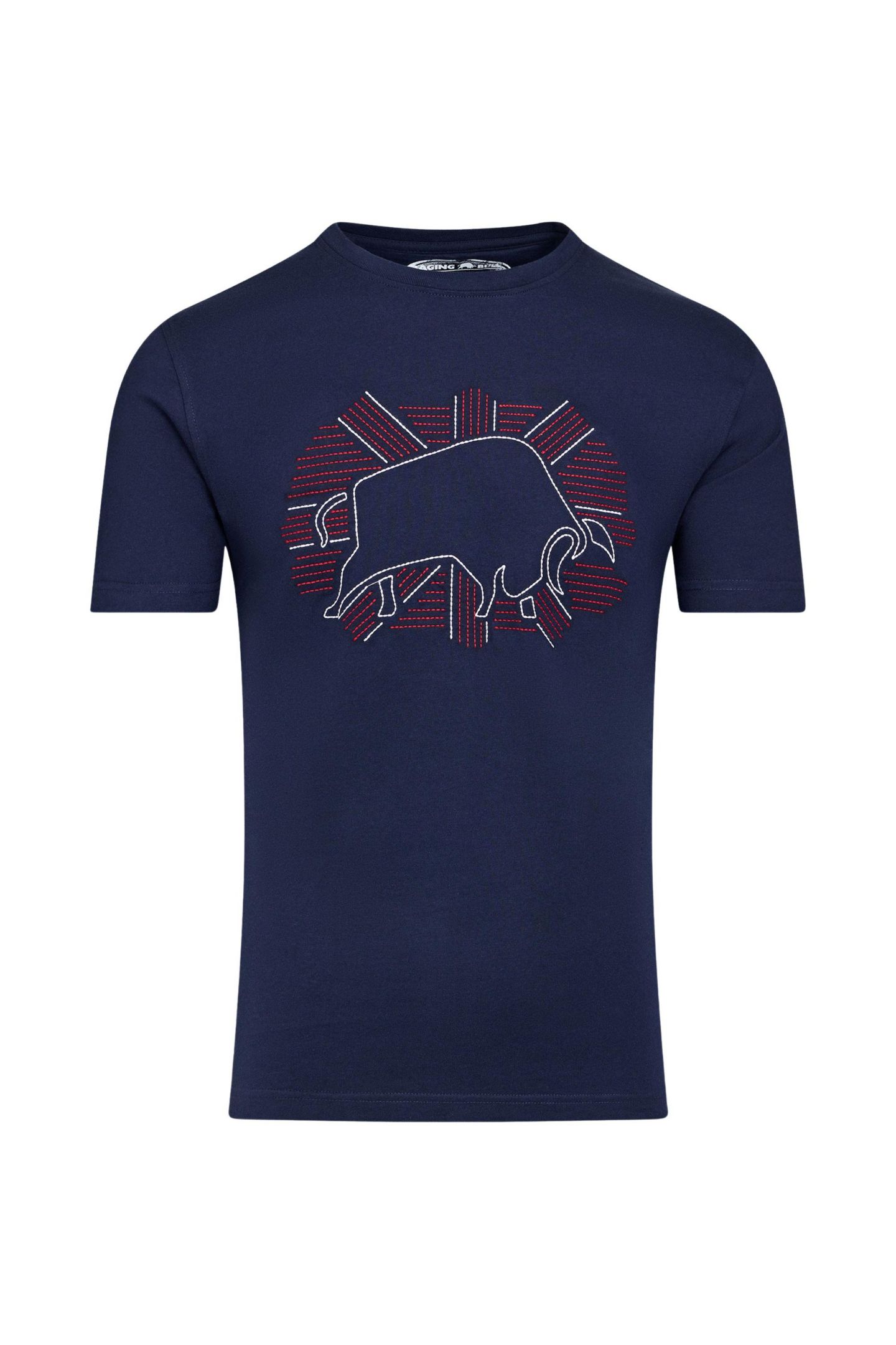 Мужская футболка Raging Bull Outburst Union Jack Bull, цвет: Тёмно-синий — фото 2