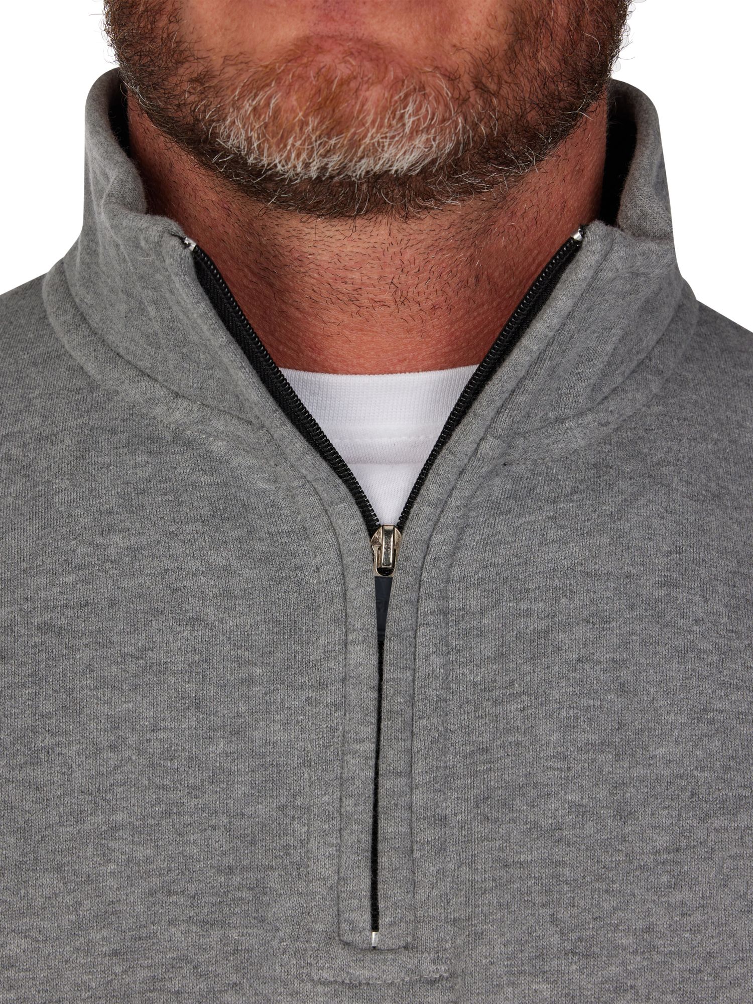 Men's Jersey Quarter Zip Sweat