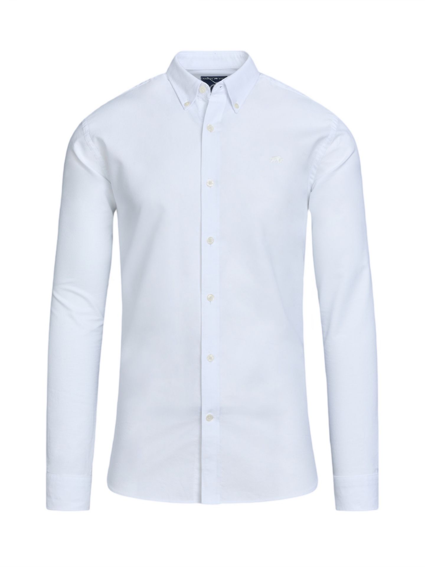 Мужская рубашка Raging Bull Oxford с длинным рукавом, цвет: Белый — фото 8