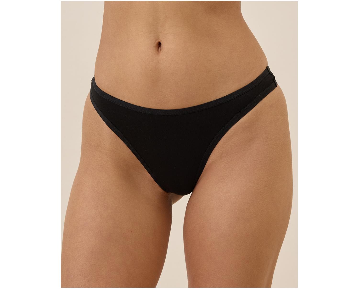 Women's Everyday Mid Rise Thong 5-Pack