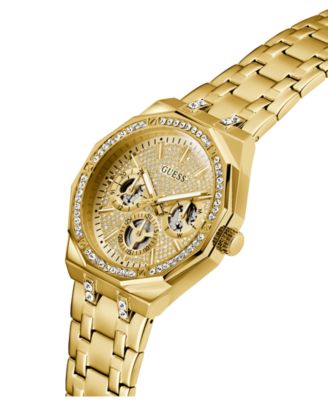 Men's Gold Tone Multi-function Watch, 43mm