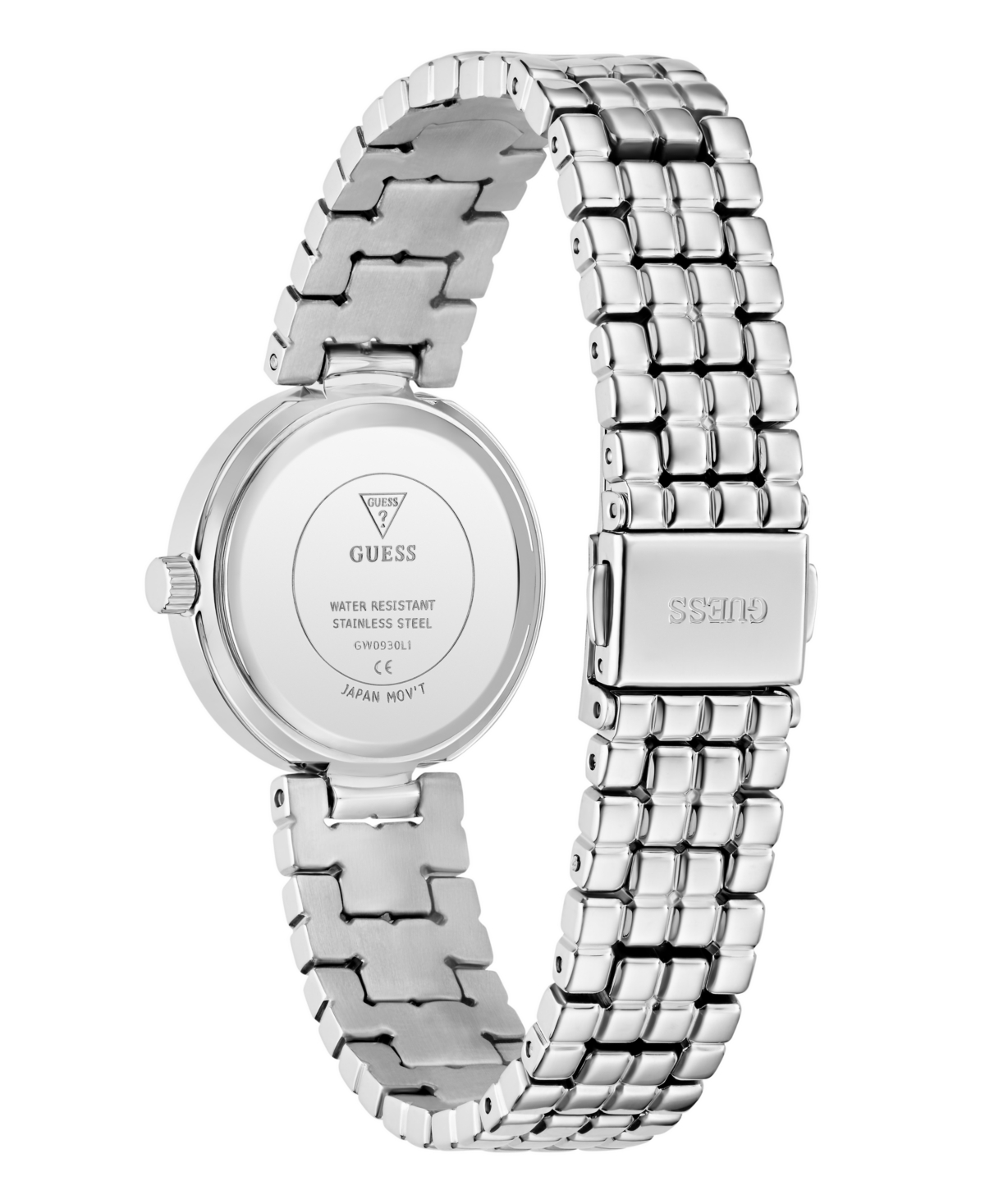Guess Women's Silver Tone Analog Watch, 28mm