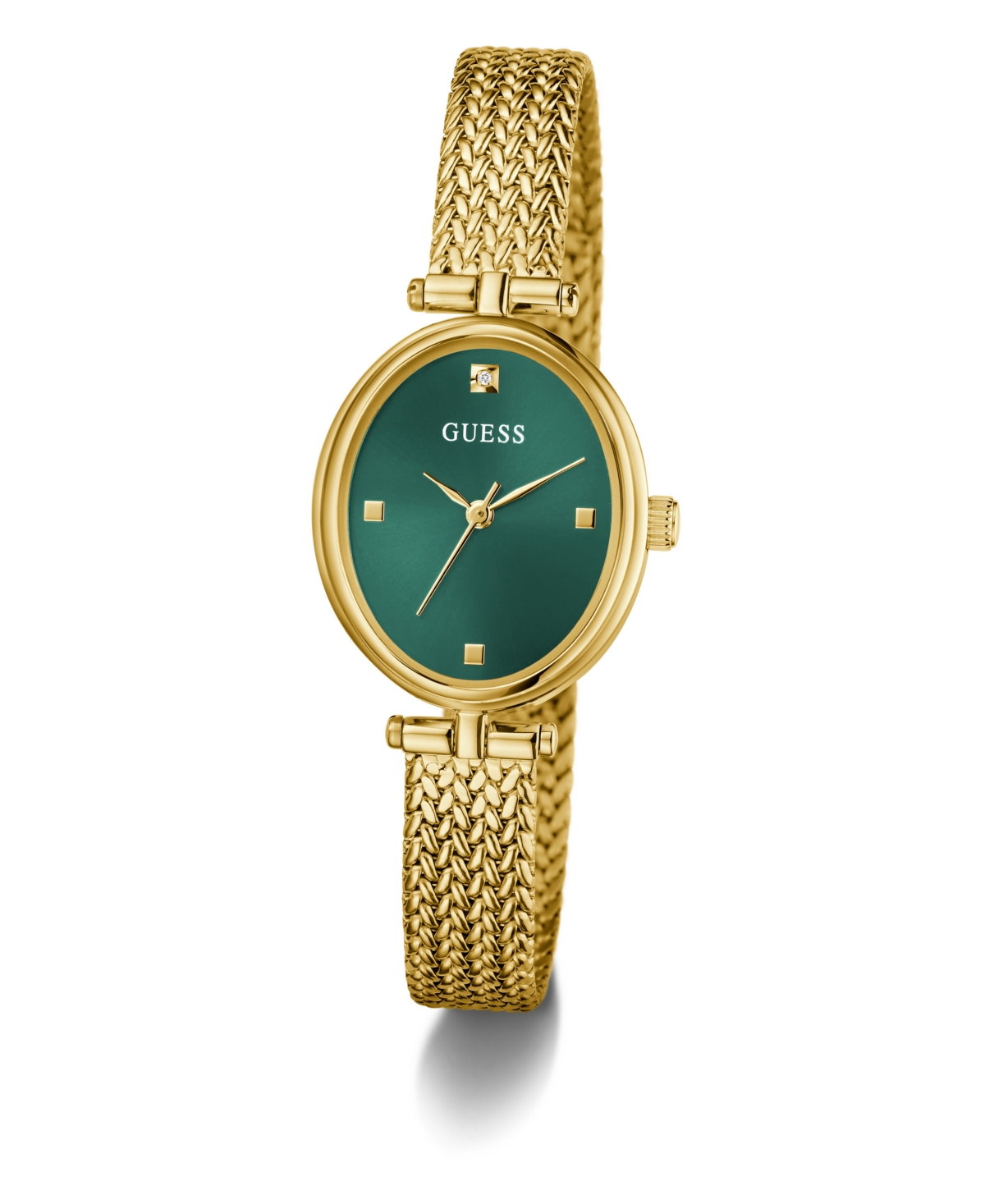 Guess Women's Gold Tone Analog Watch, 24mm In Gold
