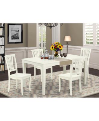Rectangular dining table set