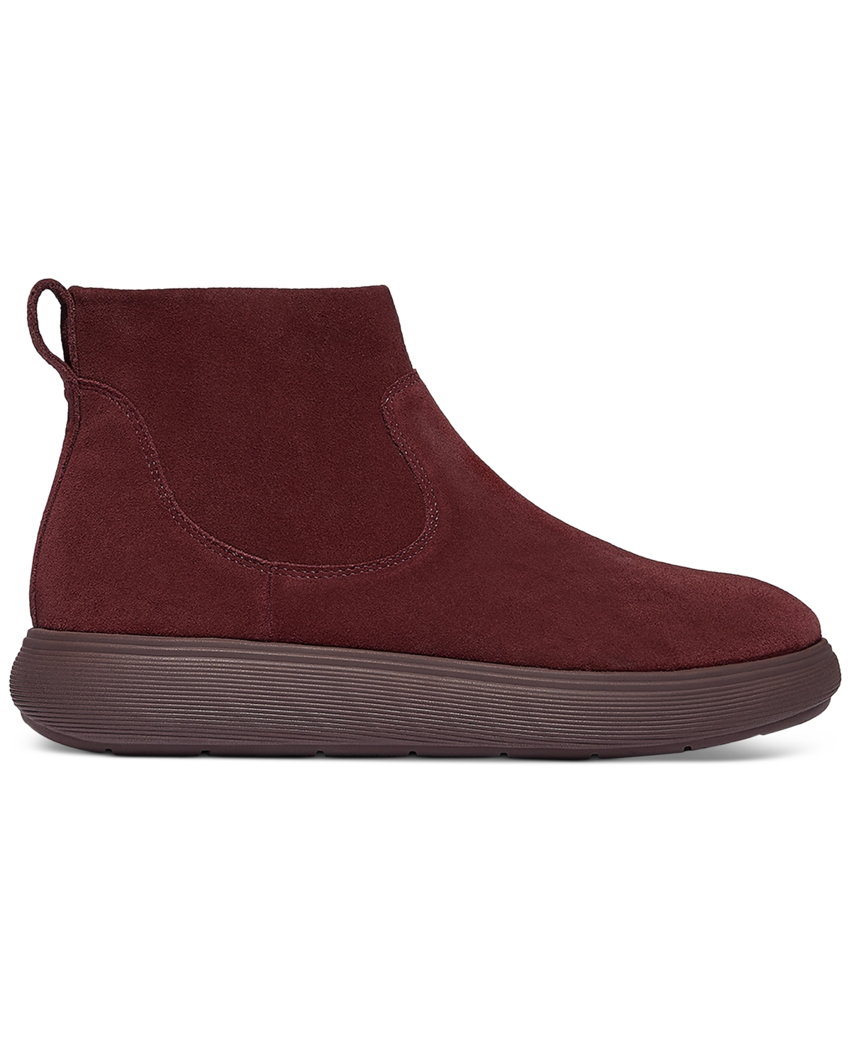 Fitflop Women's Iq-comff Suede Zip Ankle Booties In Brown