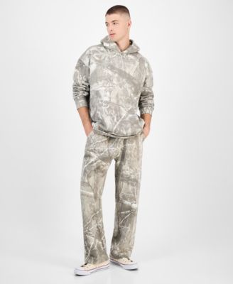 Men's Snowy Camo Leaf Hoodie 