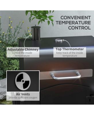 Charcoal Grill, BBQ with Adjustable Charcoal Height,