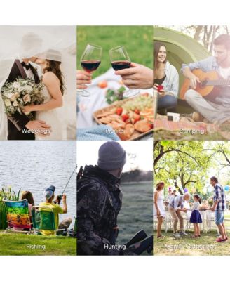 3.4ft Folding Ice Cooler Table with Drain, Party Ice Table,