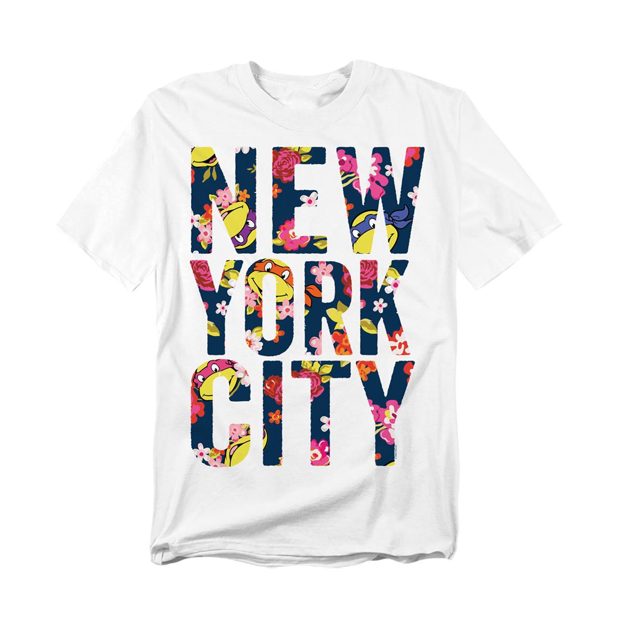 Men's Teenage Mutant Ninja Turtles Nyc Faces T-Shirt - White